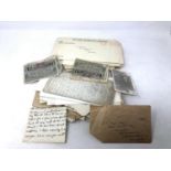 A collection of items and paperwork relating to Mr W G Bell from Alston including letters from 10