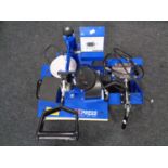 A UK Press heat press machine model HP5N1 1-3 with accessories