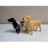 Two Beswick figures, dogs,
