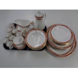 A thirty-seven piece Royal Worcester Beaufort dinner and coffee service
