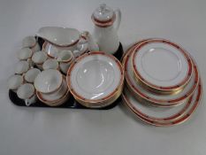 A thirty-seven piece Royal Worcester Beaufort dinner and coffee service