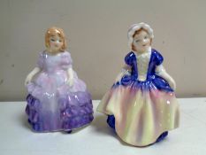 Two Royal Doulton figures,