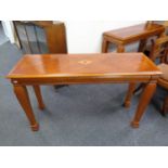 A reproduction Victorian style console table