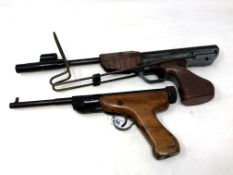 A vintage Slavia SVP air pistol together with a further Cougar air pistol (2) CONDITION