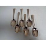 A set of six Glasgow silver teaspoons,