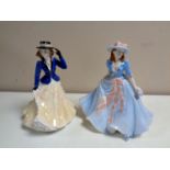 Two Royal Worcester Les Petites figures,