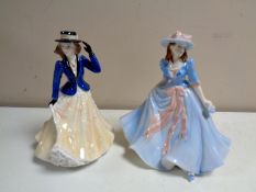 Two Royal Worcester Les Petites figures,