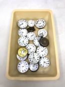 Fourteen pocket watch movements from 18ct gold pocket watches,