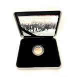 A 25th Anniversary of VJ Day Gold Sovereign, boxed with certificate.