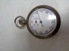A plated cased stopwatch