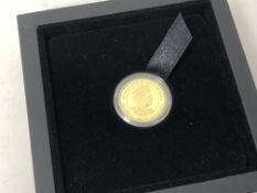 A 1/4oz Australian $25 fine gold coin, 75 Years Since the End of WWII.