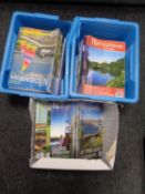 Three boxes containing Northumbria magazines