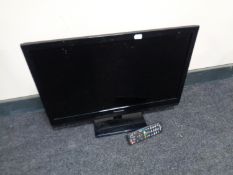 A Panasonic 24'' LCD TV with remote
