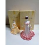 Two Coalport limited edition figures, Celebration, edition number 1057 of 1750,