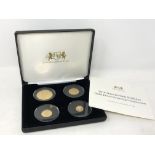 The 2016 Queen's 90th Birthday Gold Proof Sovereign Collection, comprising double sovereign,