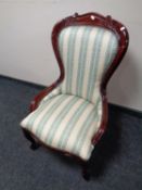 A Victorian style lady's chair