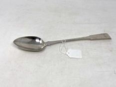 A large silver serving spoon, Edinburgh 1815,