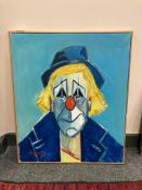 Continental school : Study of a clown,