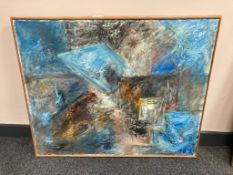 Continental school : Abstract study, oil on canvas,