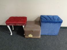 Three footstools