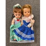 Two mid 20th century dolls