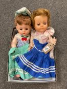 Two mid 20th century dolls