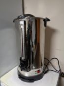 A stainless steel water heater