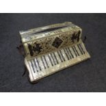 An Italian piano accordion