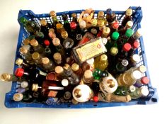 A large quantity of alcoholic miniatures