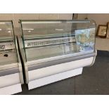 An Igloo commercial glass fronted refrigerated display counter,