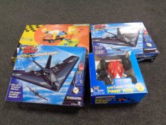 A quantity of toys to include model aircraft,