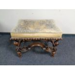 A 19th century continental stool