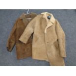 Two sheepskin coats