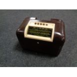 A Bush Bakelite radio