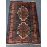 A Baluchi rug,