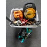 A box containing a quantity of tools,