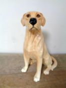 A large Beswick fireside model figure of a golden retriever, model No.