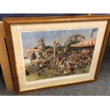 After Terence Cuneo: The Mice Fayre, colour print, signed in pencil, 73cm by 57cm.