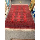 An Afghan Bokhara rug,
