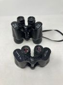 Two pairs of binoculars - USSR 12 x 40 and Safari 10 x 50 in case