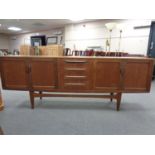 A mid century G Plan teak low sideboard