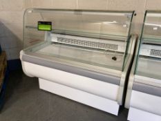 An Igloo commercial glass fronted refrigerated display counter,