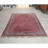 A large Afghan design carpet,