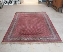 A large Afghan design carpet,