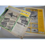 Approximately 20 original Air Diagram posters,