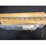 A quantity of wooden window blinds (Q)