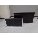 A Sony Bravia 42'' LCD TV together with a Phillips 32'' LCD TV (continental wiring)