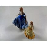 Two Royal Doulton figures, The Gemstones Collection, October Opal, and Figure of the Year 2001,