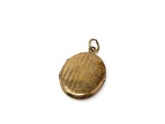 A vintage gold plated locket