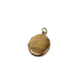 A vintage gold plated locket